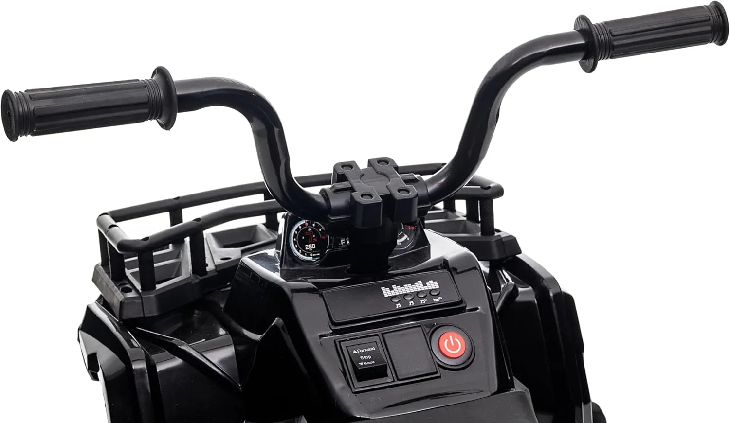 Kids Electric Ride On Car,12V ATV Battery-Powered Toy for Toddlers with LED Lights, Music, High/Low Speed Settings