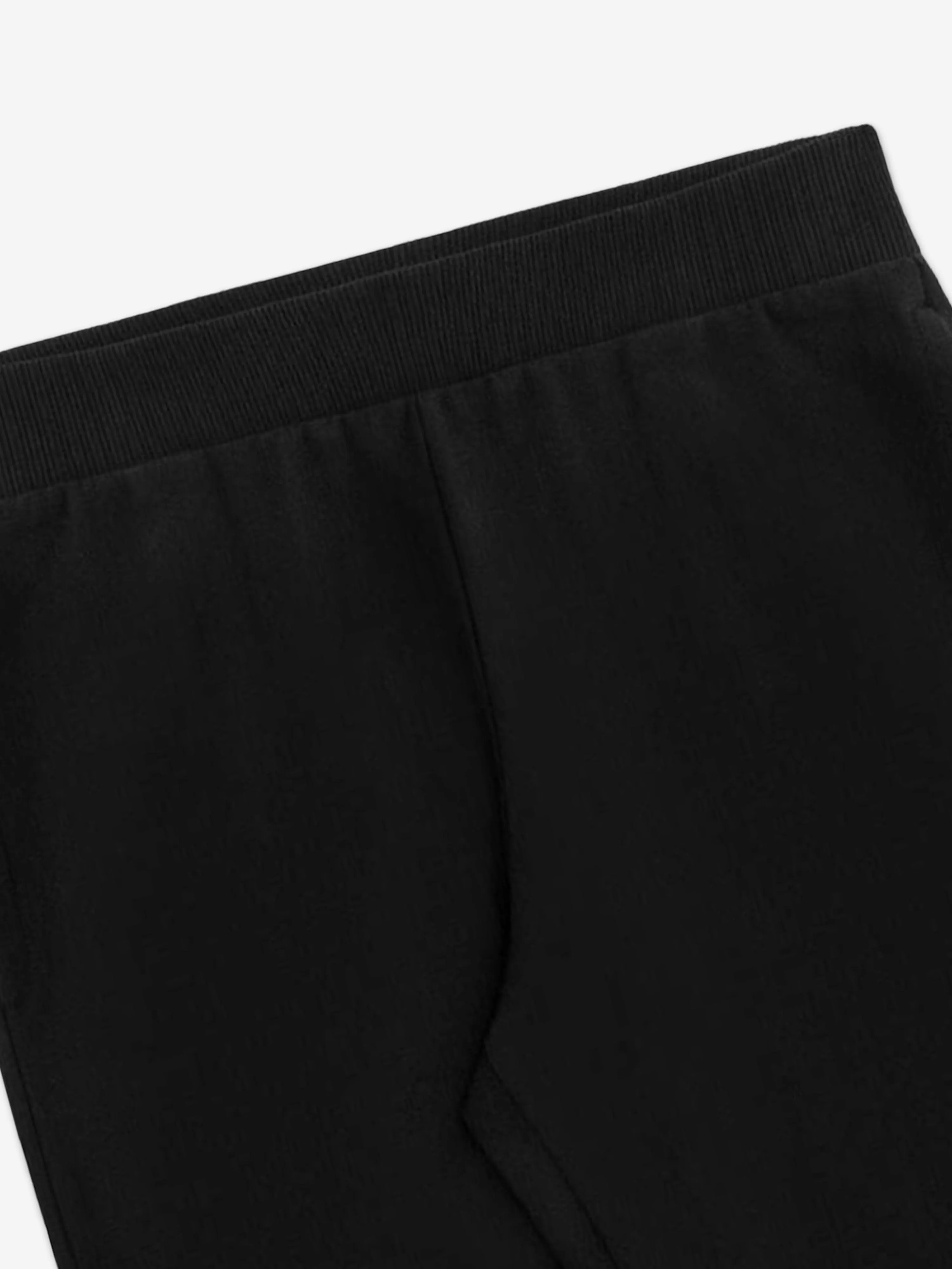 Kids Teddy Bear Logo Joggers in Black