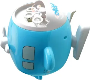 Kisangel Rechargeable Bubble Blowing Machine for Boys and Girls Creative Helicopter Shape Bubble Maker Toy Boys and Girls Random Color