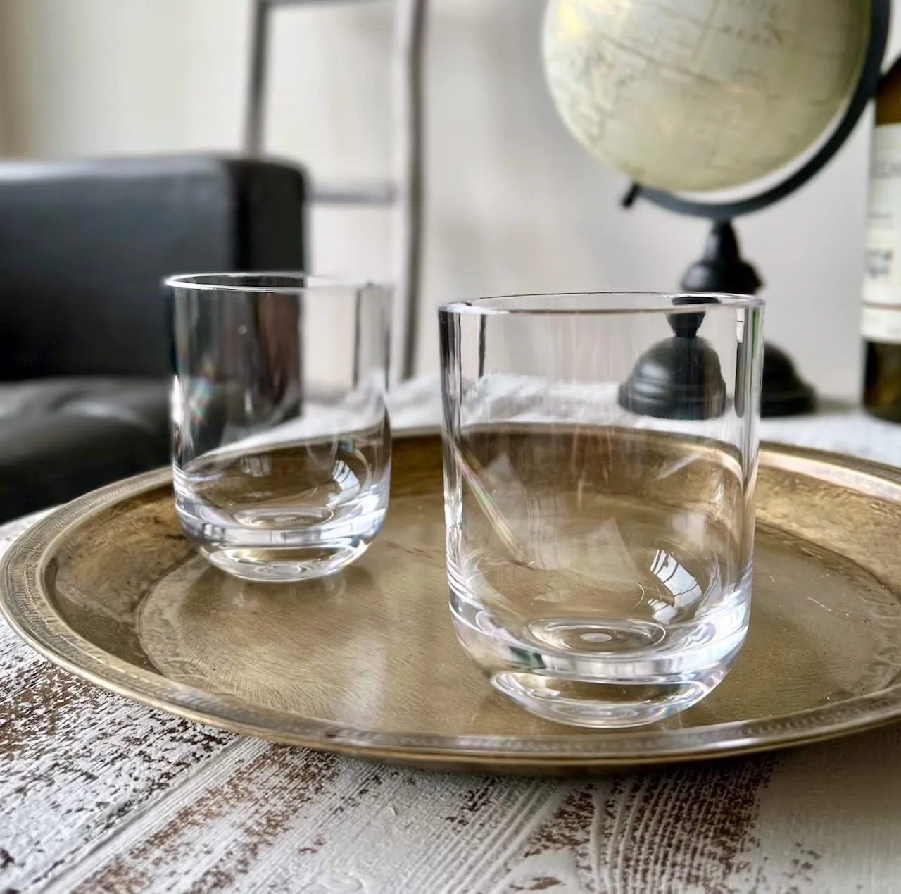 KLIFA- WASCO- 13 ounce, Set of 6, Acrylic Tumbler Drinking Glasses, BPA-Free, Plastic Drinkware, Dishwasher Safe Cups, Clear