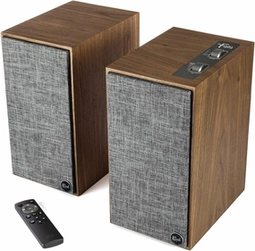 Klipsch The Fives Powered Speaker System with HDMI-ARC - Walnut (Renewed)
