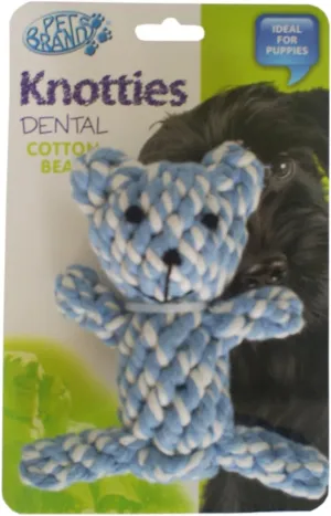 Knotties Knotty Teddy Bear Puppy Toy