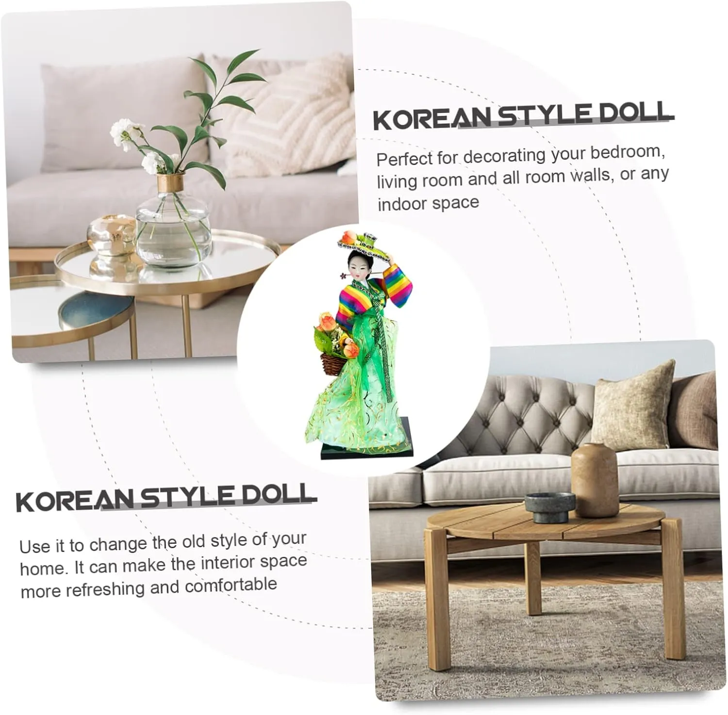 Korean Doll Japanese Geisha Doll Wedding Korean Collectible Dolls Korean Traditional Doll Korean Style Japanese Doll Decoration - Style Person Little Girl South Korea Foam