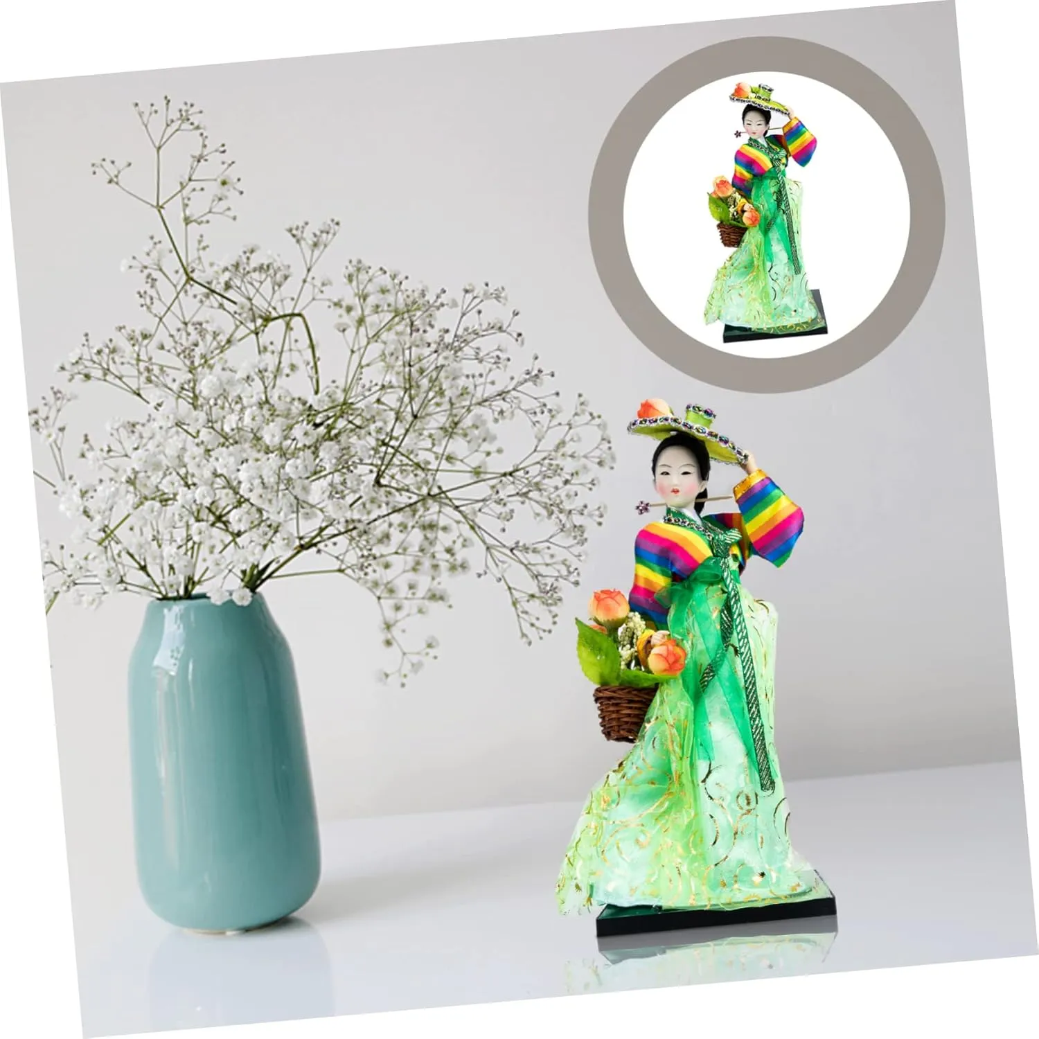 Korean Doll Japanese Geisha Doll Wedding Korean Collectible Dolls Korean Traditional Doll Korean Style Japanese Doll Decoration - Style Person Little Girl South Korea Foam