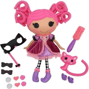 Lalaloopsy Silly Hair Doll Confetti Carnivale 13" Pink Cat Masquerade Ball
