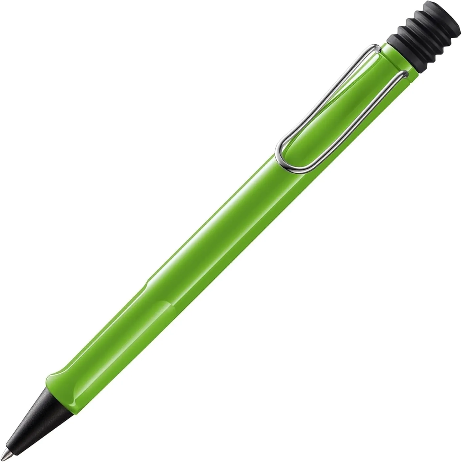Lamy safari green - Ballpoint Pen with ergonomic grip & line width M - for pleasant long writing - made of robust ASA plastic – including large capacity refill M 16 in black