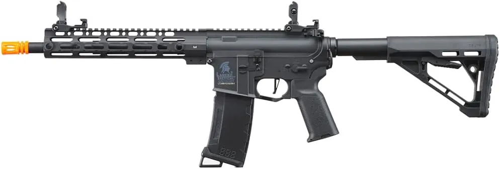 Lancer Tactical Gen 3 MLOCK 10" Airsoft M4 AEG Rifle with Delta Stock