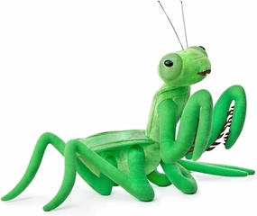 Large Green Mantis Plush Toy - Realistic Mantis Stuffed Animals 15in, Lifelike Soft Big Wings Insect Weigted Toys, Simulation Mantis Plushie Model Toy, Unique Plush Gift Collection for Kids