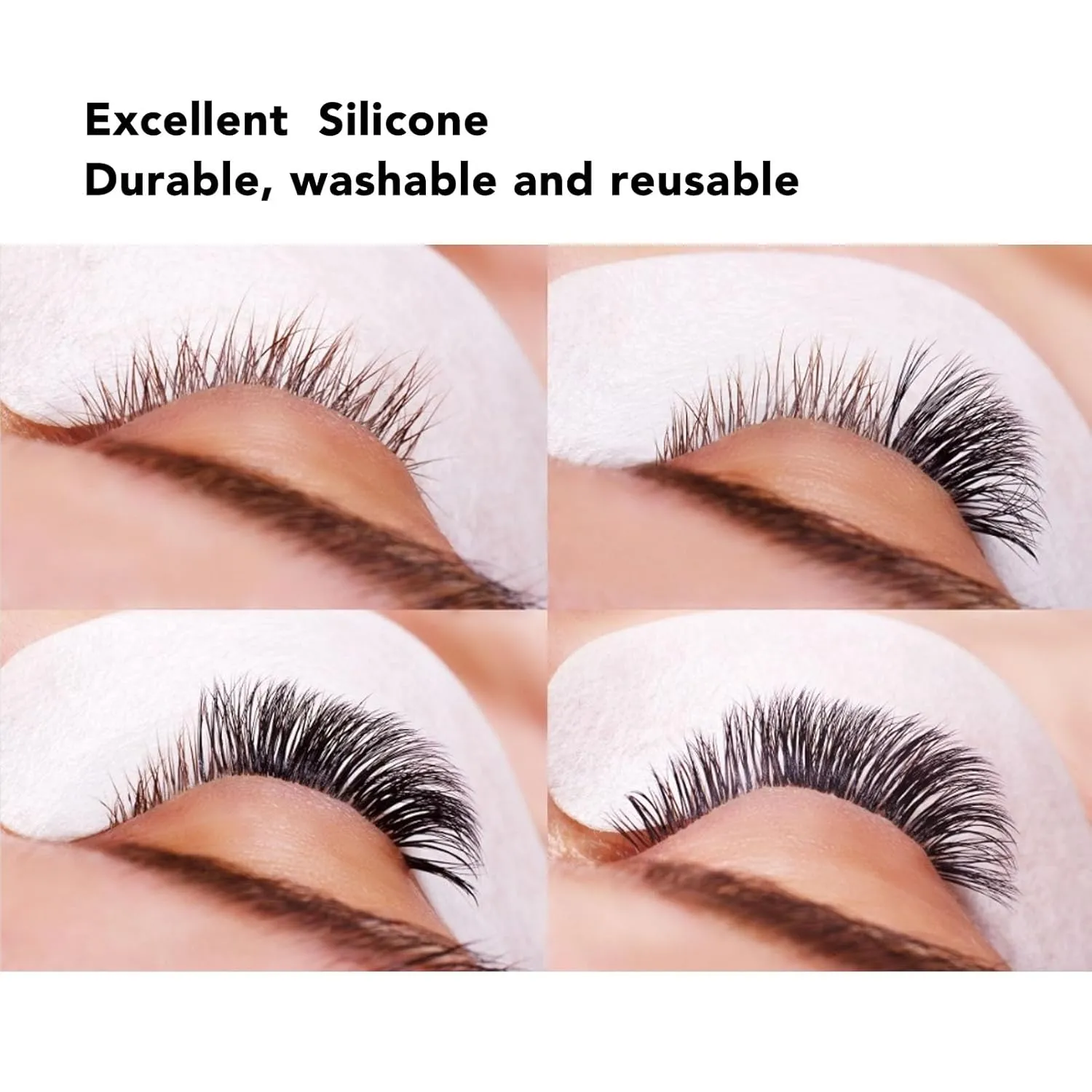 Lash Mannequin Head, Removable Silicone Replacement Eyelash Mannequin Head, Lash Extension Training Practice Head Eye Lash Extension for Lash Practice Makeup Eyelash Extensions (Dark Brown)