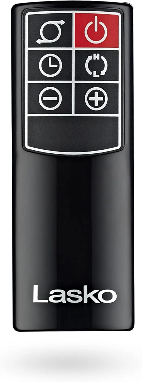 Lasko Oscillating Digital Ceramic Tower Heater for Home with Adjustable Thermostat, Timer and Remote Control, 23 Inches, 1500W, Silver, 755320, 8.5″L x 7.25″W x 23″H, Silver