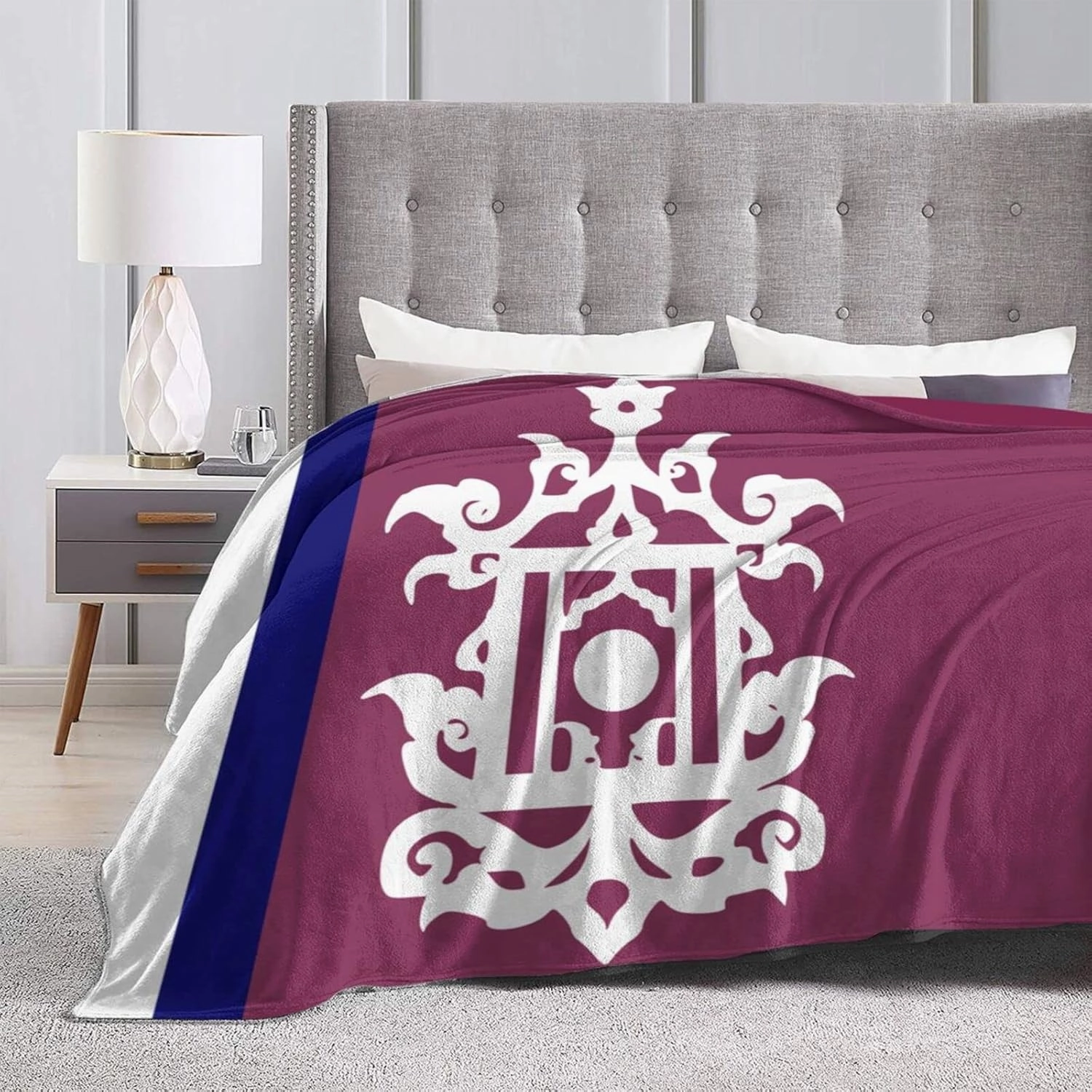 Late 19th Century Flag of Sulu Throw Blanket for Couch 40"x30" Soft Cozy Blanket Lightweight Flannel Blanket