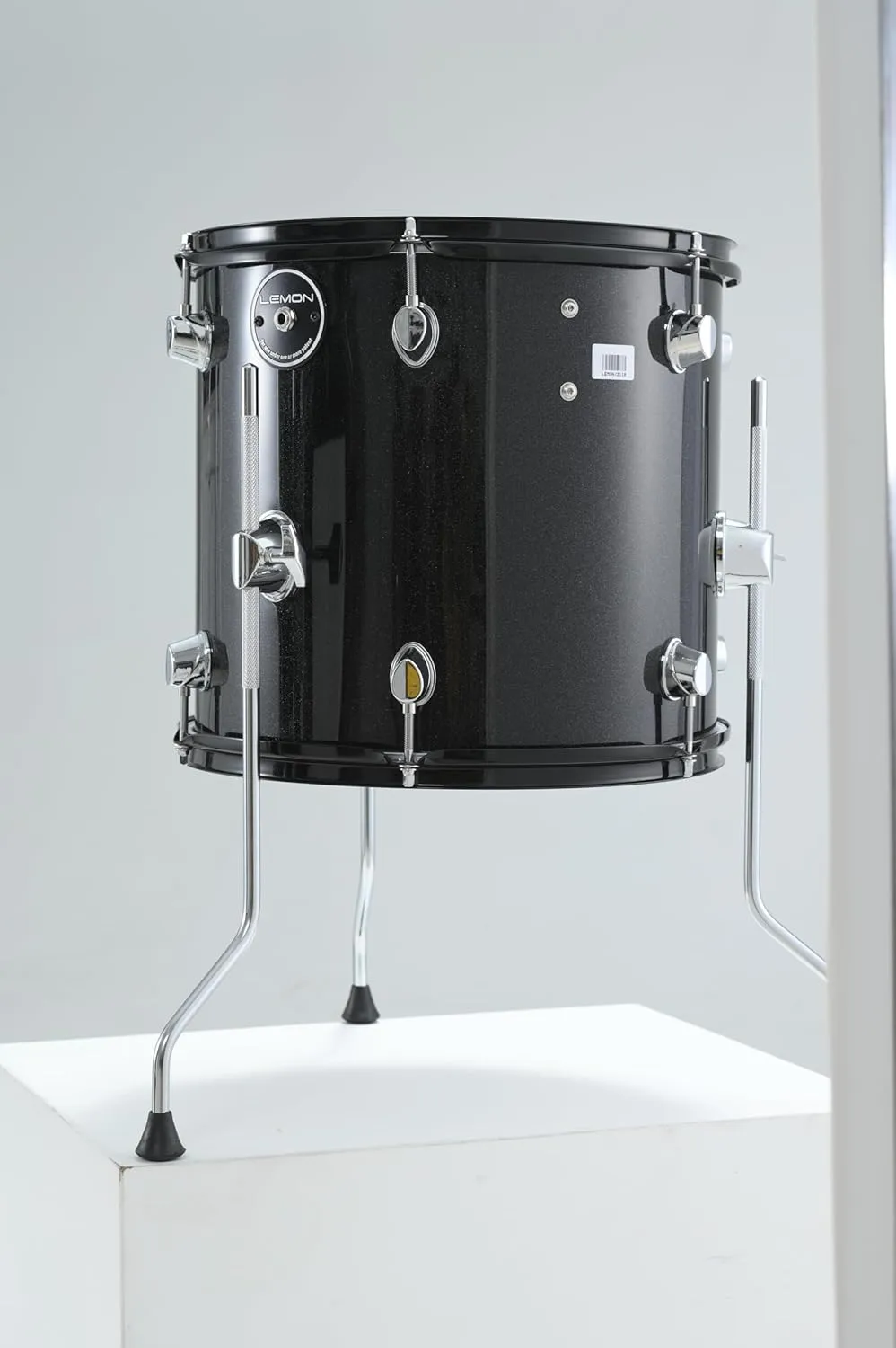 Lemon T950 Acoustic-Style All Mesh-Head Electronic Drum, Black (13"x13" Floor Tom)