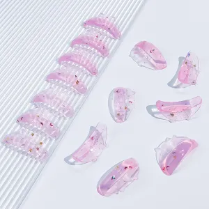 Libeauty Lash Lift Rods New Self Adhesive Eyelash Lift Pads Cute Chinchilla-Shape Lash Perm Rod Soft Silicone Lash Lift Shields 7 Size DIY Eyelash Curl Tool