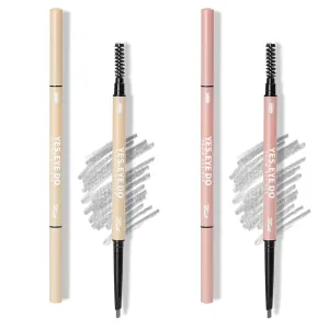 Light Grey Eyebrow Pencil for Older Women, Light Gray Eyebrow Pencil for Grey/Sliver Hair(2 Pack)