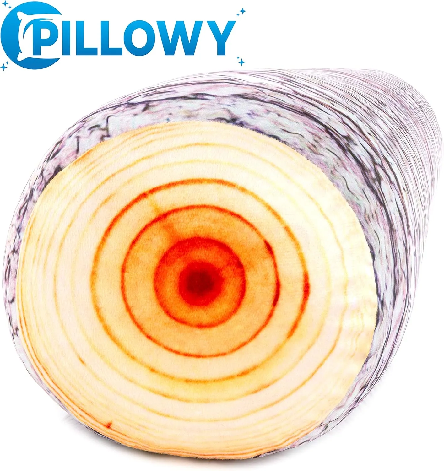 Log Tree Timber Microbead Body Pillow - Straight Long Pillows for Comfort or Use During Pregnancy- Spandex 85% / Nylon 15% - Spongy Cooling Hypoallergenic Outer Fabric - 50" X 8" - Side Sleepers