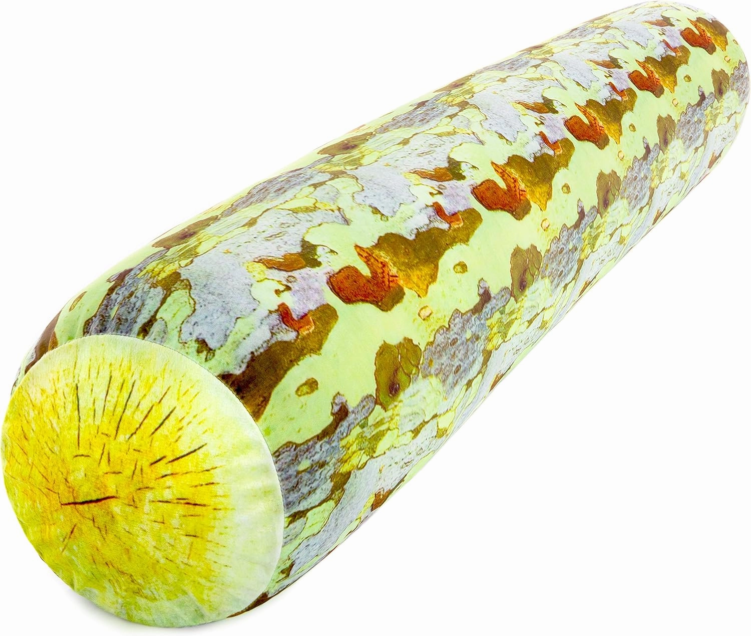 Log Tree Forest Microbead Body Pillow - Straight Long Pillows for Comfort or Use During Pregnancy- Spandex 85% / Nylon 15% - Spongy Cooling Hypoallergenic Outer Fabric - 50" X 8" - Side Sleepers