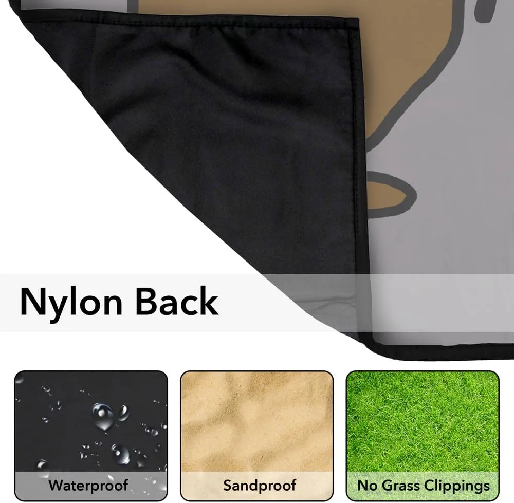 LOGOVISION Yogi Bear Picnic Outdoor Blanket, 50"x60" The Jellystone Park, Foldable Blanket for Picnic, Beach, Camping, Park, Tailgate