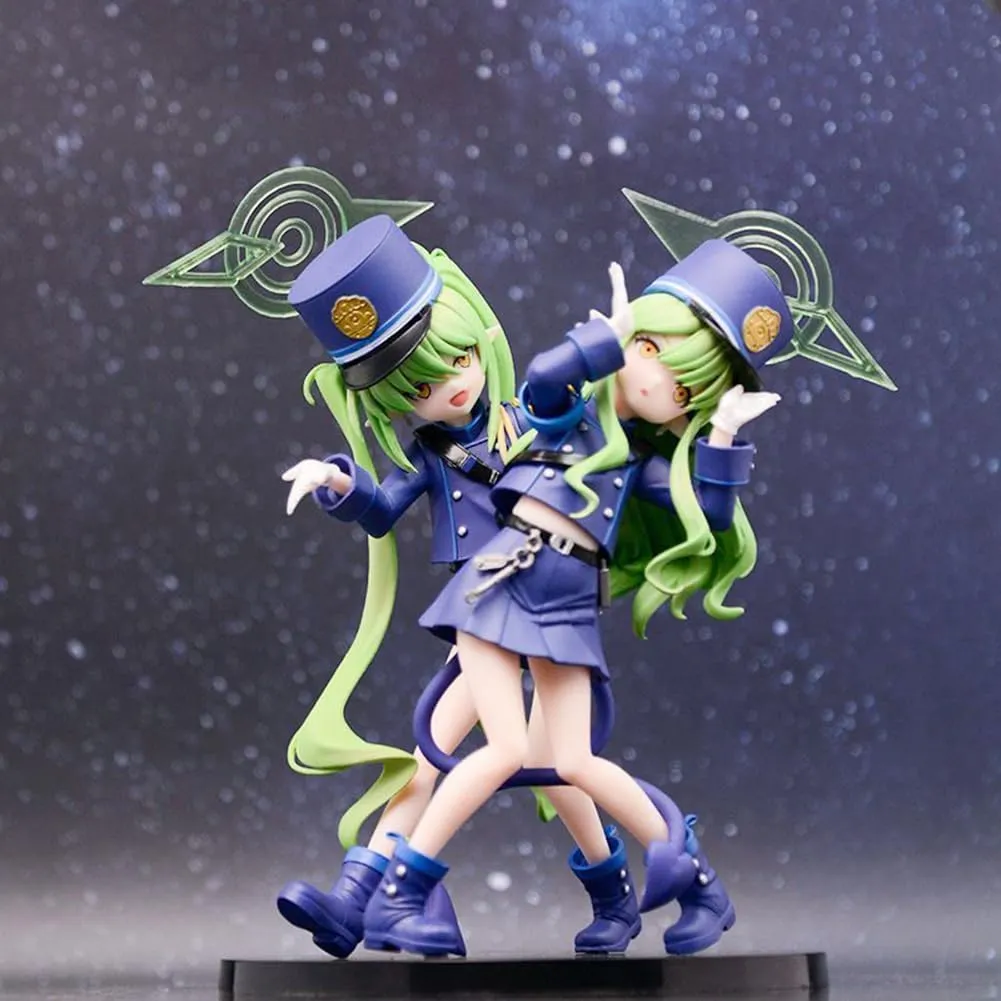 LUNK Tachibana Nozomi/Tachibana Hikari Figure Anime Game Blue Action Figures Collectible Figurine Statue Cute Desktop Decoration 5.9in