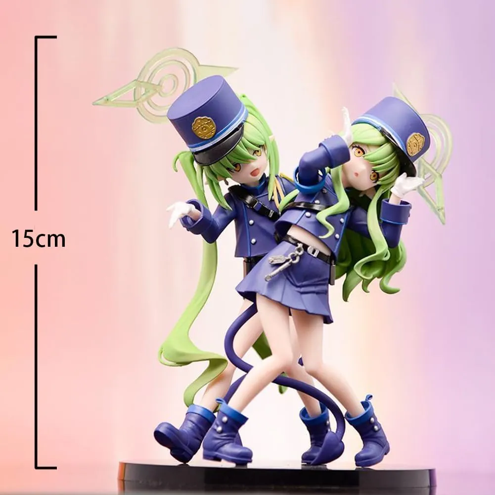 LUNK Tachibana Nozomi/Tachibana Hikari Figure Anime Game Blue Action Figures Collectible Figurine Statue Cute Desktop Decoration 5.9in