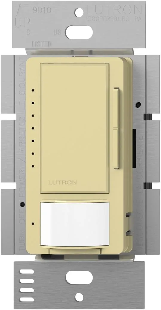 Lutron Maestro LED  Dimmer and Vacancy Sensor, Single Pole and Multi-Location, MSCL-VP153M-IV, Ivory