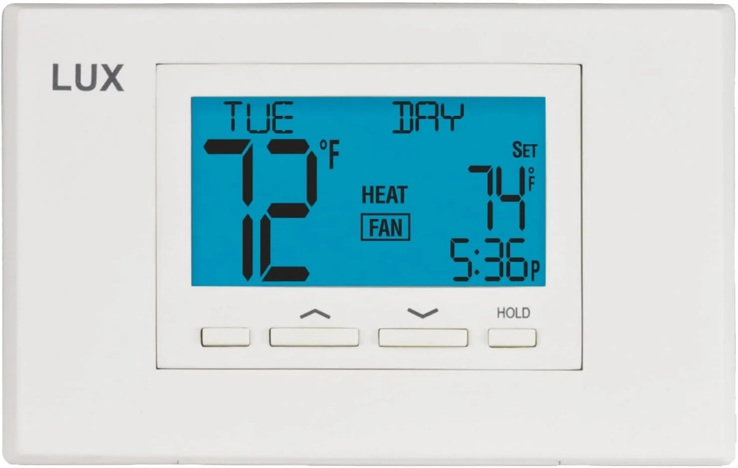 Lux LTX9100U Programmable 7 Day Thermostat; 2 Heat, 2 Cool…