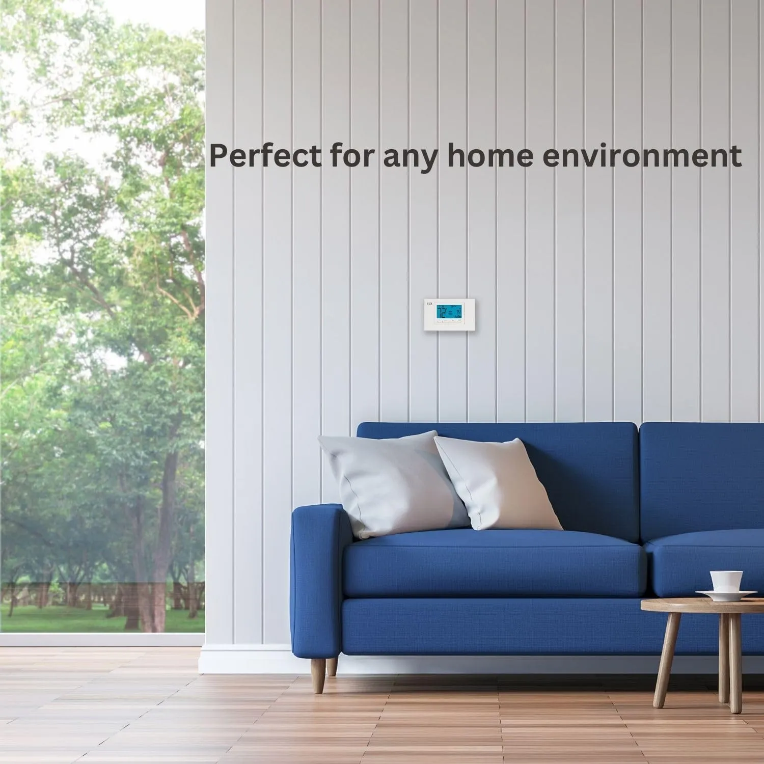 Lux LTX9100U Programmable 7 Day Thermostat; 2 Heat, 2 Cool…