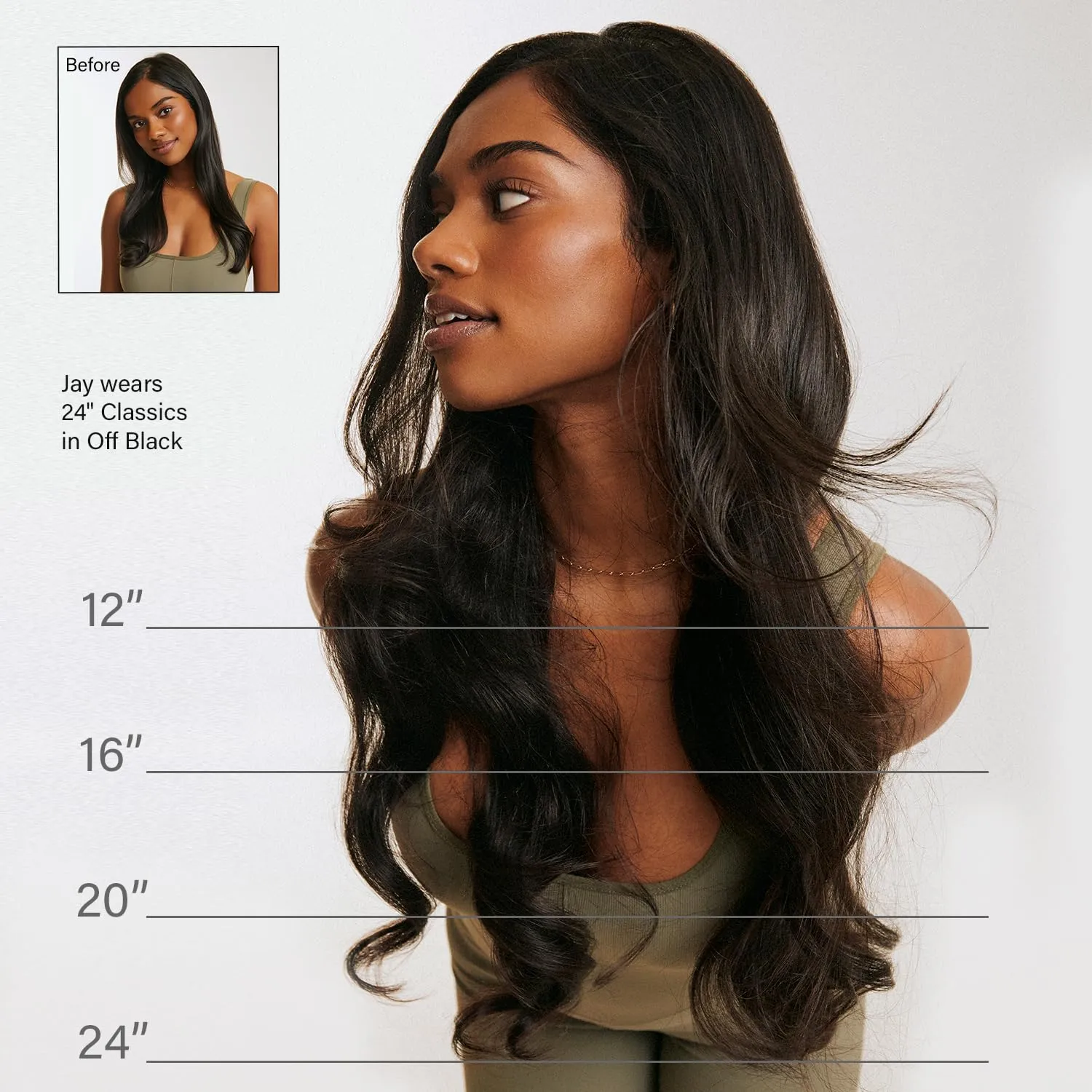 Luxy 100% Remy Human Hair - Seamless Clip-In Hair Extensions - Multi-Dimensional Color for Natural Blending, Adds Volume & Length 160 grams 16" Beige Blonde Balayage
