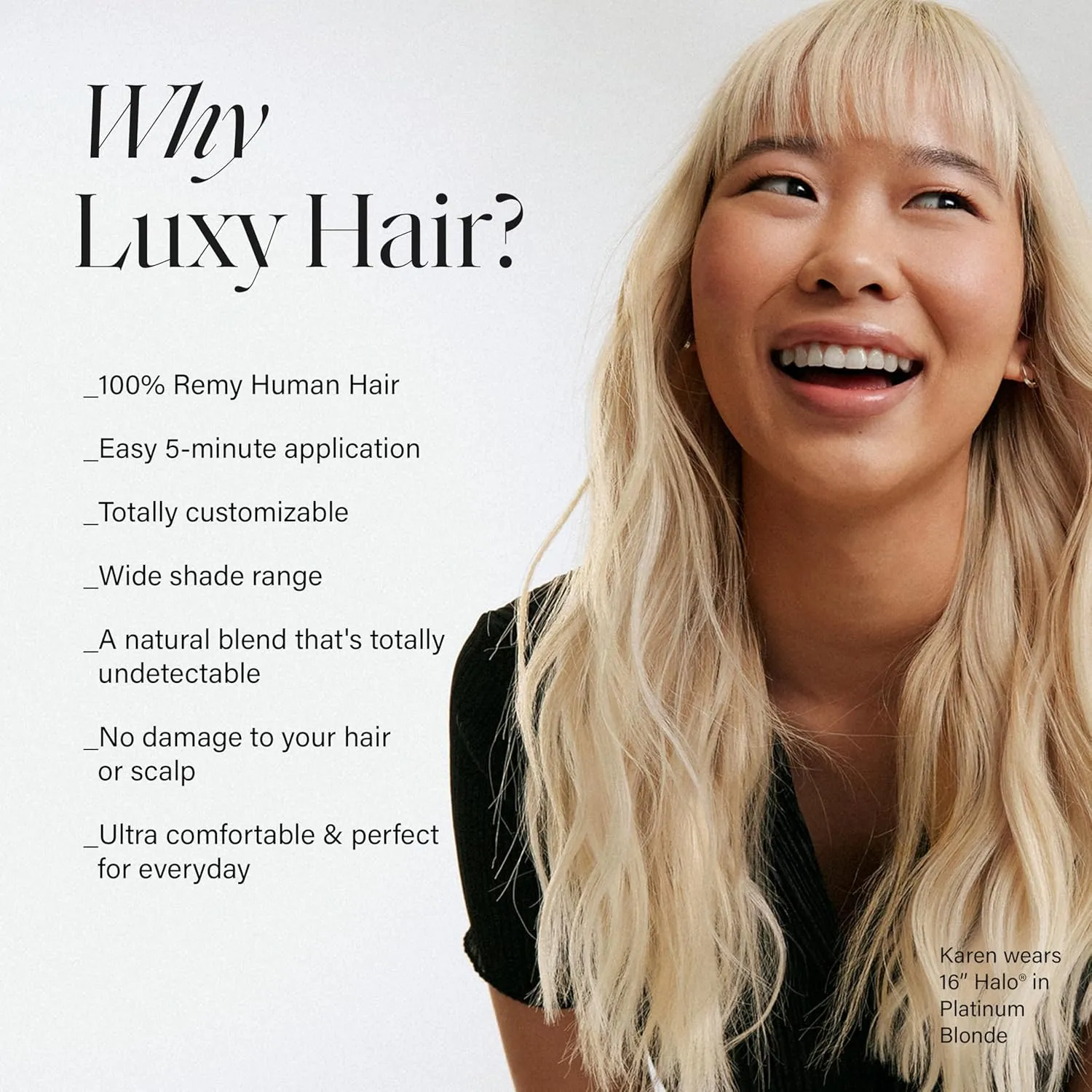 Luxy 100% Remy Human Hair - Seamless Clip-In Hair Extensions - Multi-Dimensional Color for Natural Blending, Adds Volume & Length 160 grams 16" Beige Blonde Balayage