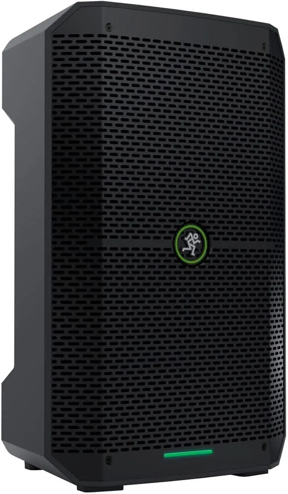 Mackie Thump Go 8" Portable Bluetooth Battery-Powered Loudspeaker Bundle with Steel Speaker Stand and XLR-XLR Cable