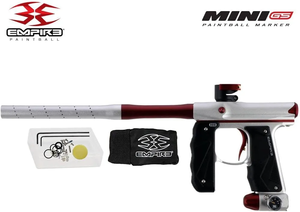 Maddog Empire Mini GS Electronic Full Auto Paintball Gun Marker w/ 48/3000 HPA Paintball Tank & Empire Halo Too Electronic Paintball Loader Starter Package