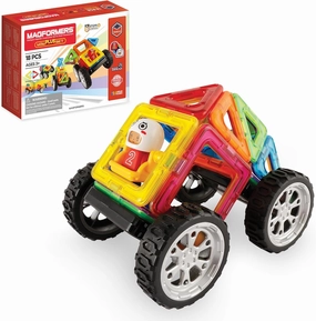 Magformers Wow Plus Set | Magnetic Tiles Building Blocks, Educational Kit, STEM Toy Set | Magnetic Building Tiles for Kids to Develop Problem-Solving Abilities and Shape Recognition