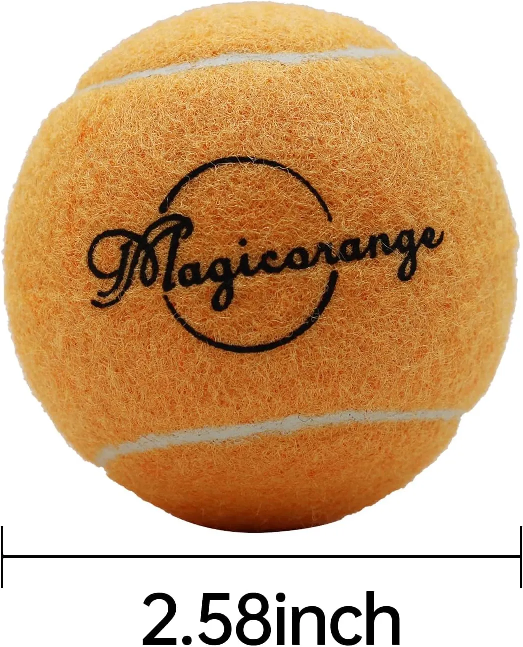 Magicorange Tennis Balls, 12 Pack Advanced Training Tennis Balls Practice Balls, Come with Mesh Bag for Easy Transport, Good for Beginner Training Ball