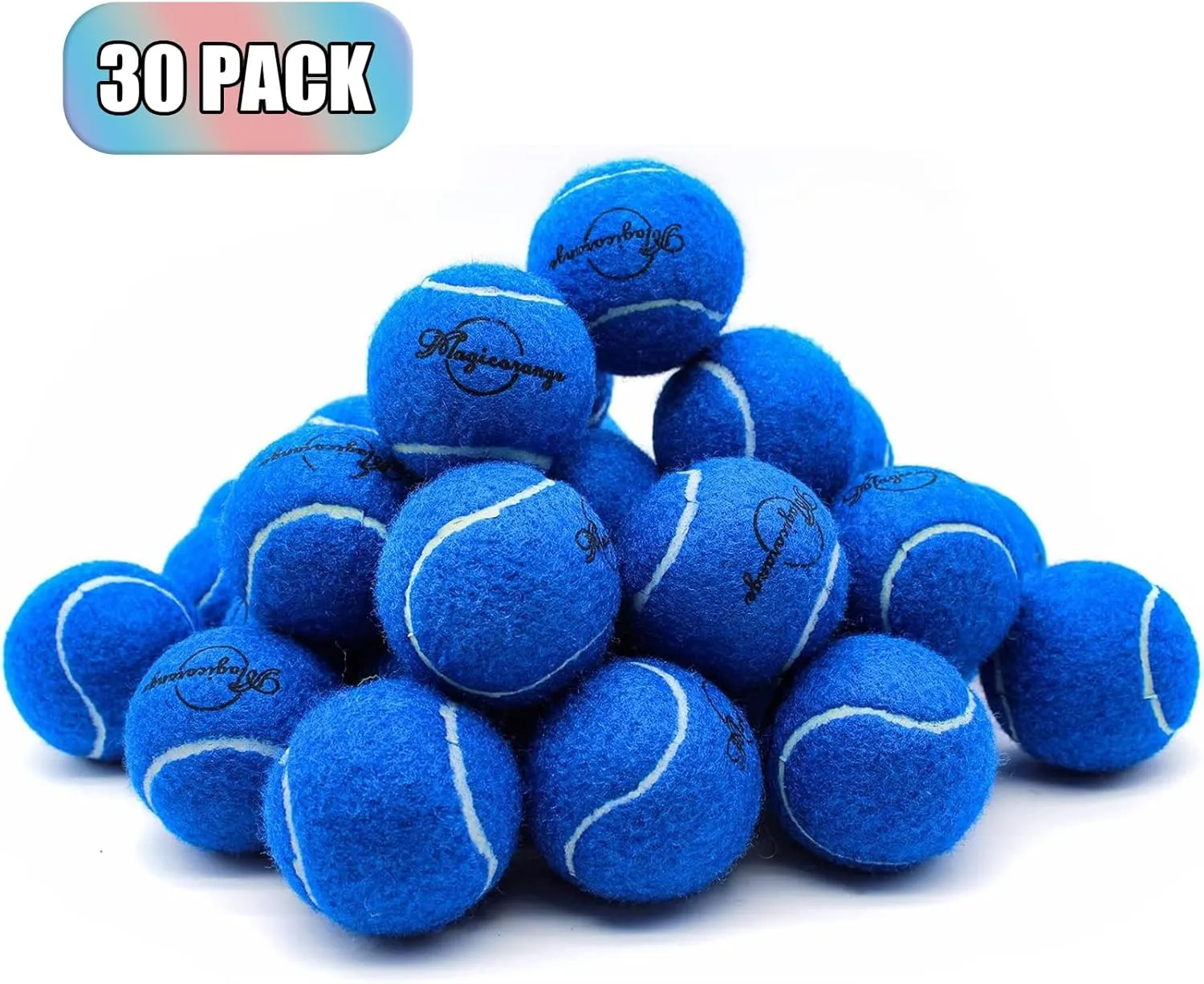Magicorange Tennis Balls, 30 Pack Advanced Training Tennis Balls Practice Ball, Pet Dog Playing Balls,Good for Beginner Training Ball
