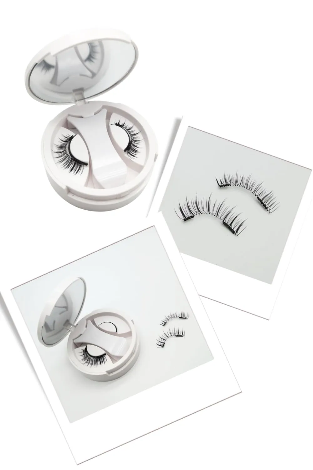 Magnetic Eyelashes Kit | Reusable & Natural Look | No Glue Needed | Lightweight & Comfortable | Easy to Apply & Remove (C)