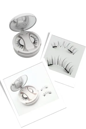 Magnetic Eyelashes Kit | Reusable & Natural Look | No Glue Needed | Lightweight & Comfortable | Easy to Apply & Remove (D)