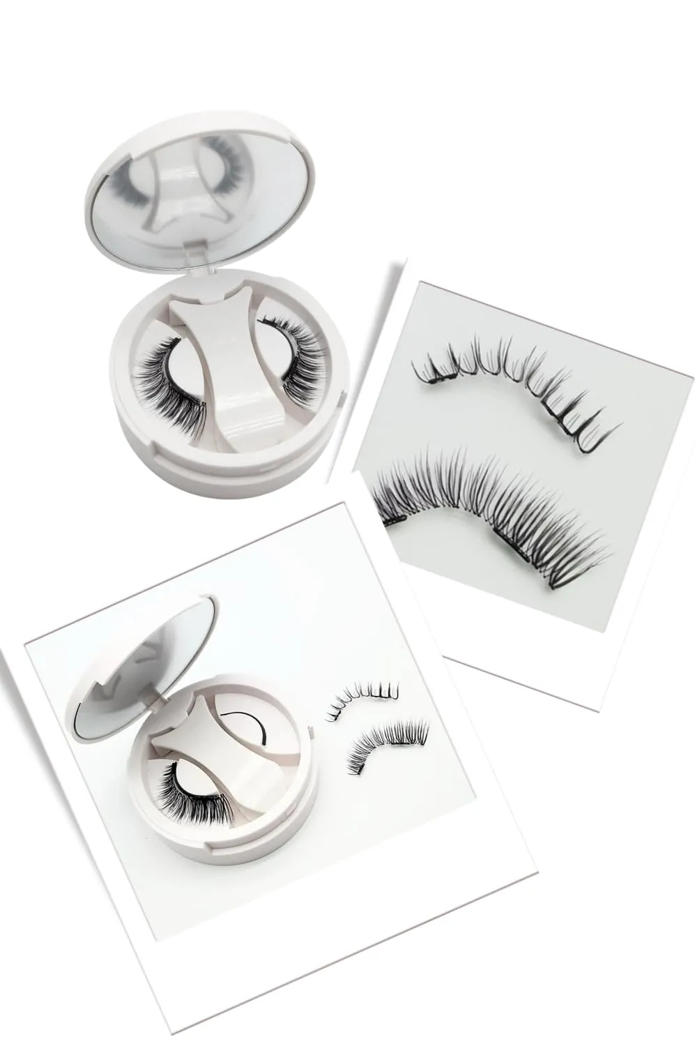 Magnetic Eyelashes Kit | Reusable & Natural Look | No Glue Needed | Lightweight & Comfortable | Easy to Apply & Remove (E)