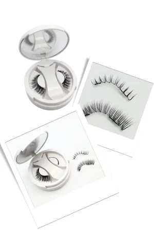 Magnetic Eyelashes Kit | Reusable & Natural Look | No Glue Needed | Lightweight & Comfortable | Easy to Apply & Remove (E)