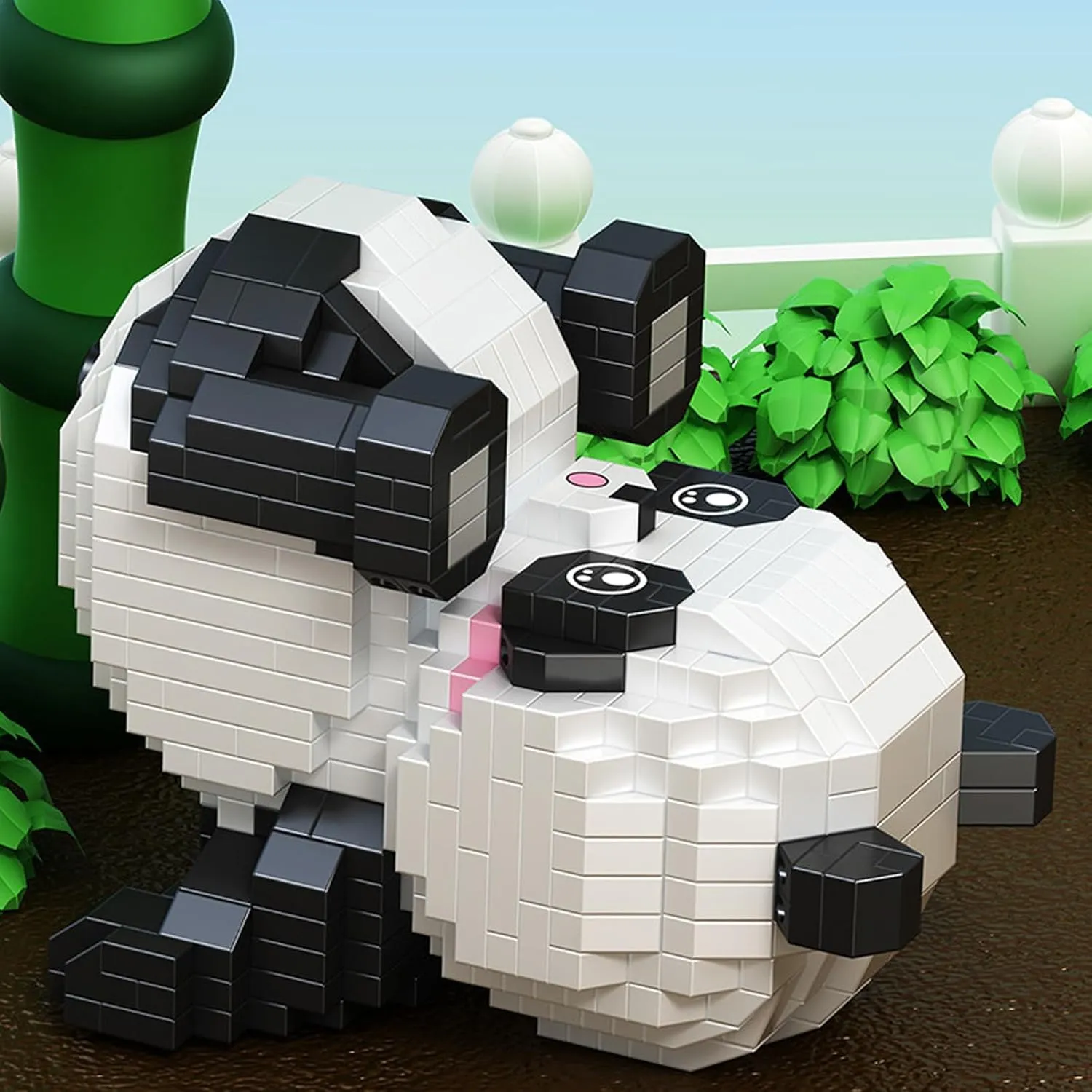 Maisheke Micro Panda Building Blocks-793pcs,Micro Building Blocks Toy for Boys and Girls,Children’s Day Gifts (Panda Breaking)