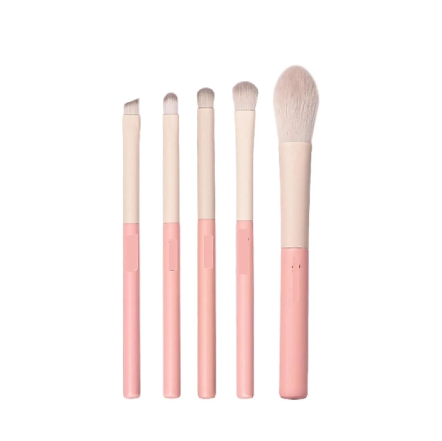 Make Up Brushes Set Makeup Brush Set 5 Pieces Pink Under Eye And Blush Brush For Face Blush Contour Makeup Brush Makeup Tools Set