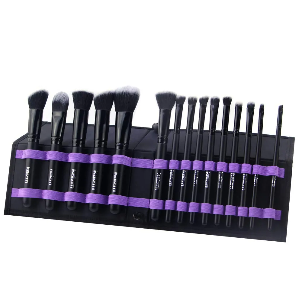 Makeup brushes set professional - 15PC Make up Brushes Eyeshadow Brush Set Black