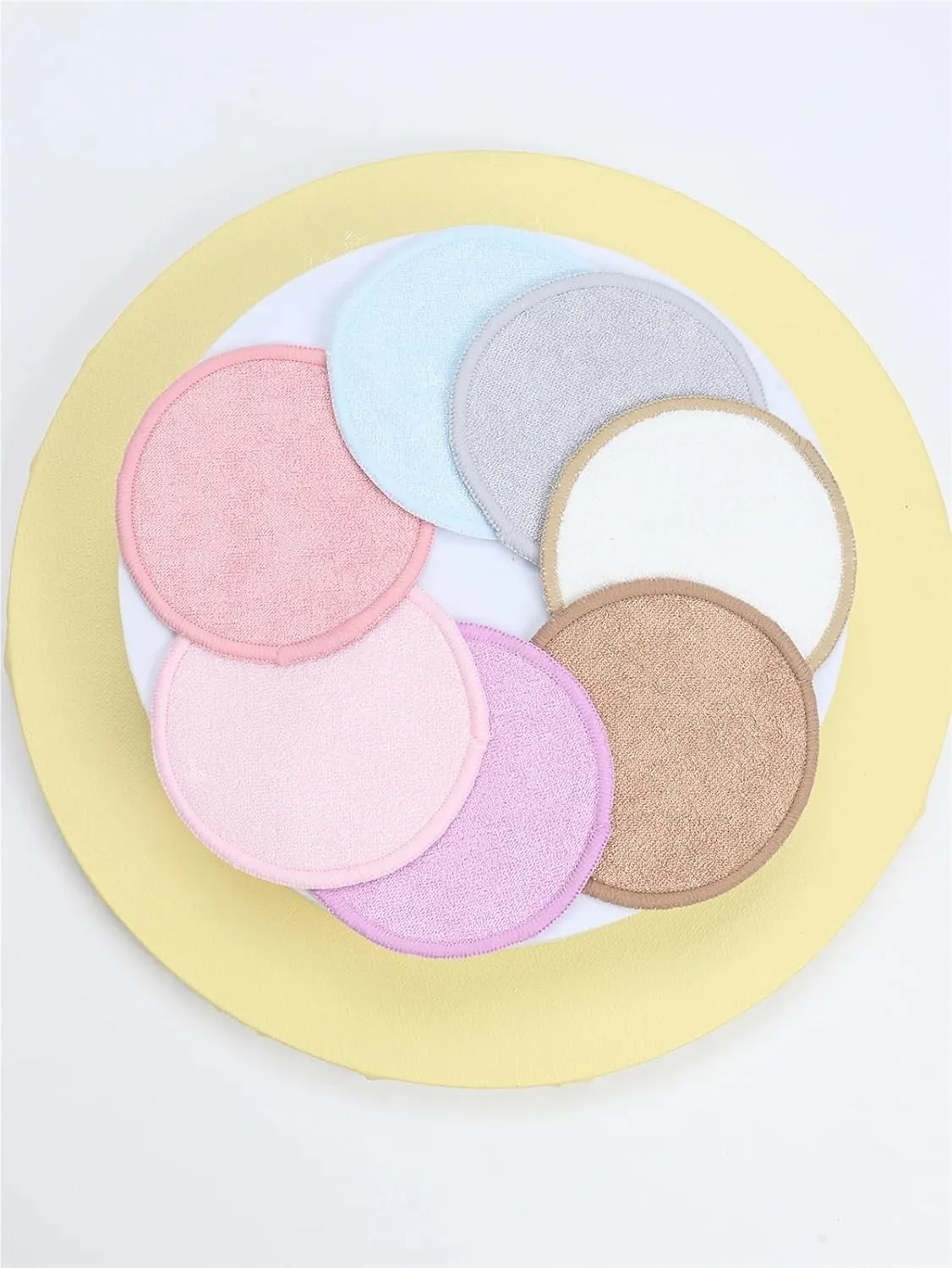Makeup Remover Pads Bamboo Fiber Makeup Remover Pads 7/14/21/28 Pieces(21pcs)
