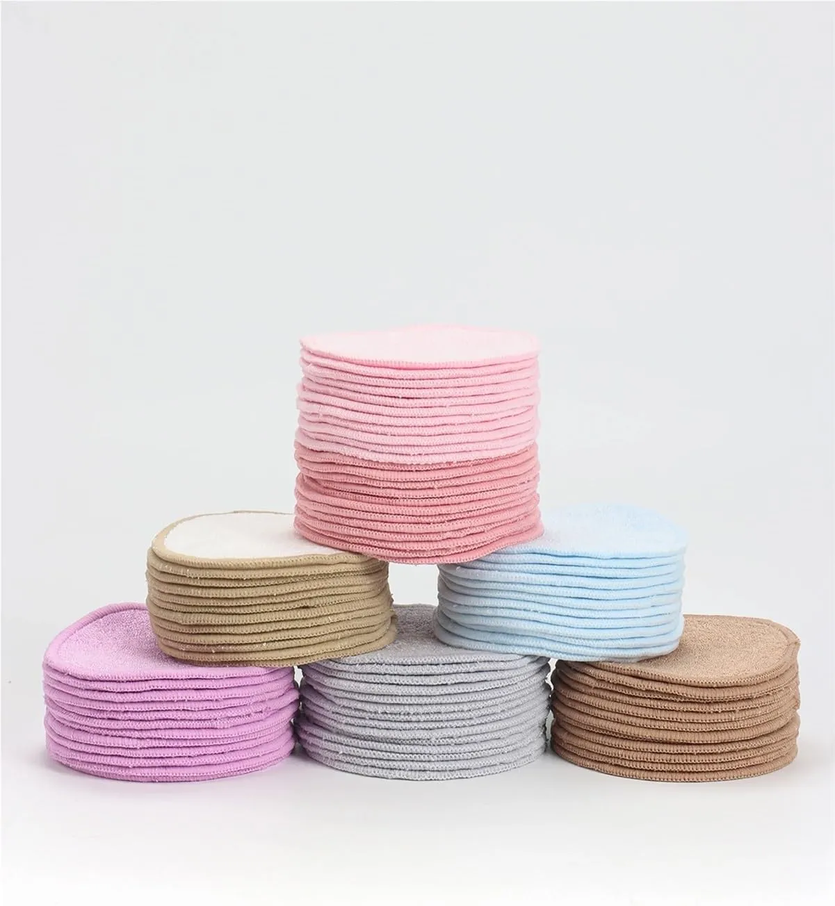 Makeup Remover Pads Bamboo Fiber Makeup Remover Pads 7/14/21/28 Pieces(21pcs)
