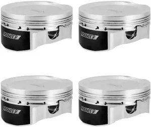 Manley 637000C-4 Piston Kit Set (Ford 2.3L Eco Boost 87.5mm STD Size Bore 9.5:1 Dish), 1 Pack