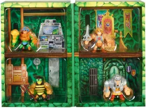 Masters of the Universe Eternia Minis He-Man, Buzz-Off, Man-at-Arms & Ram-Man 2-Inch Mini Figure 4-Pack