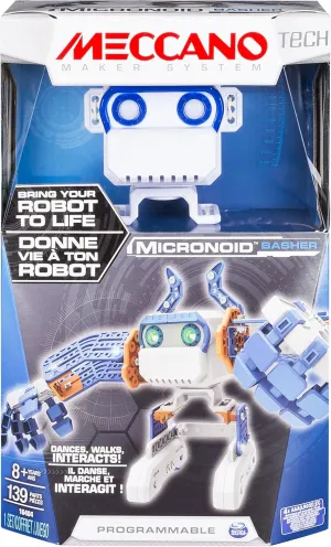 Meccano-Erector - Micronoid - Blue Basher, Programmable Robot Building Kit