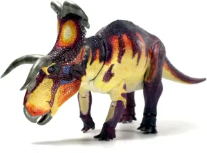 Medusaceratops Lokii - 1/18th Scale Dinosaur Action Figure - 12" Articulated Collectible Miniature, Hand-Painted
