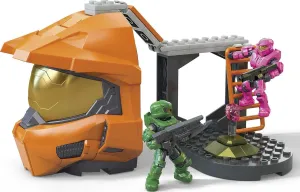 Mega Halo Zone Control Construction Set with Spartan Helmet, Building Toys for Boys, Ages 8 