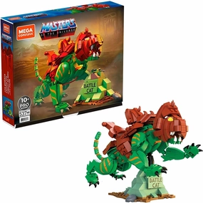 Mega Construx Masters of The Universe Building Toys Set, Battle Cat with 537 Pieces, 10 Inches Long, for Kids