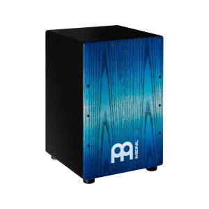 MEINL Percussion MCAJ100BK-PBF Headliner Series Snare Cajon, Pacific Blue Fade