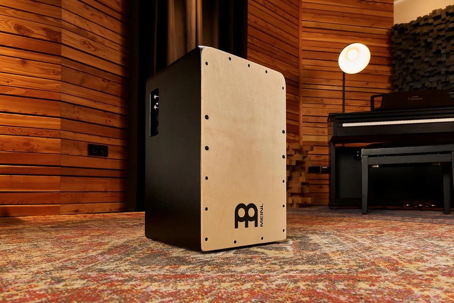 Meinl Pickup Cajon Box Drum with Internal Snares - MADE IN EUROPE - Baltic Birch Wood, Snarecraft Series, 2-YEAR WARRANTY (PSC100B)